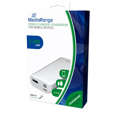 MediaRange Powerbank 5.200mAh