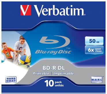 Verbatim Blu Ray 50GB/6f DL JC 1x10 Verbatim Blu Ray 50GB/6f DL JC 1x10