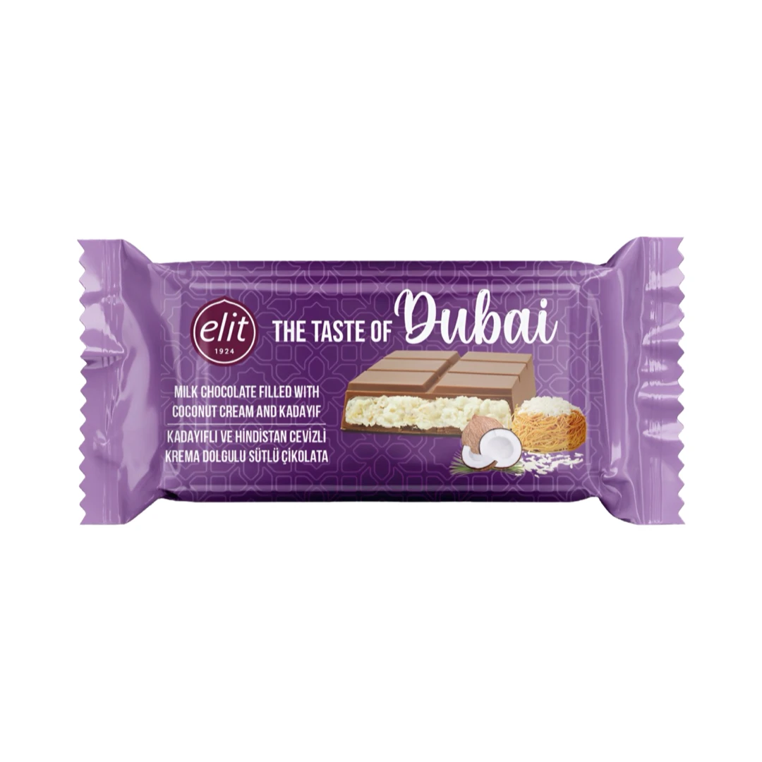 Elit - Dubai Chocolate Kokosnuss 90g Elit - Dubai Chocolate Kokosnuss 90g