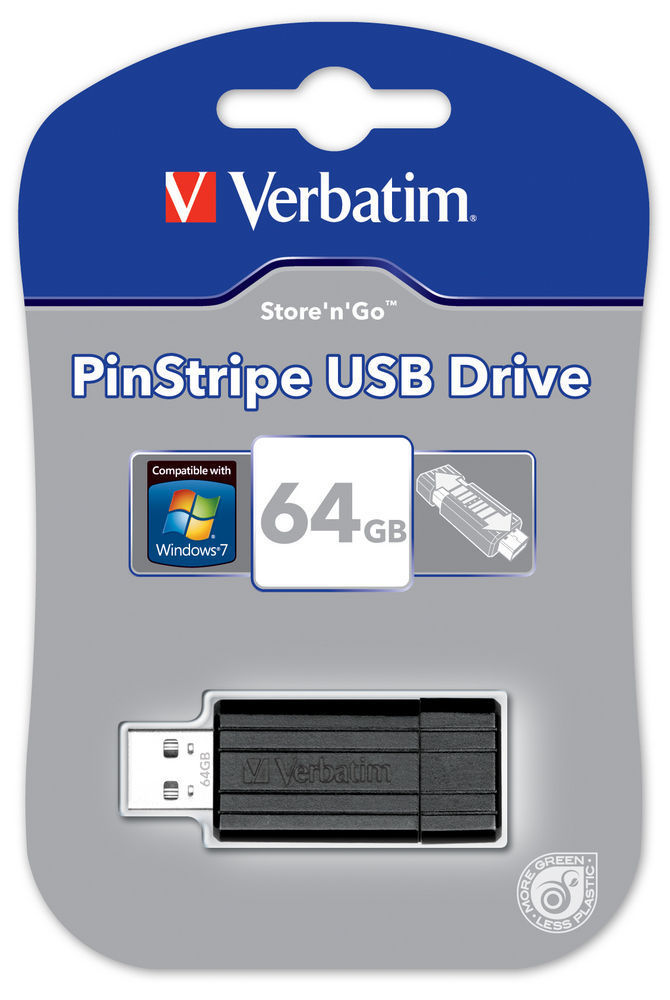 Verbatim USB Stick Store´n´ Go Pinstripe black 64GB