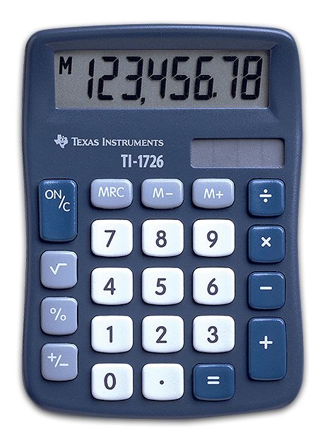 Texas Instruments Mini-Taschenrechner
