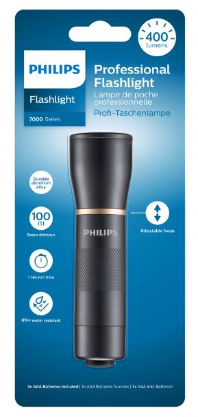 Philips Flashlight 400Lm IPX4 Philips Flashlight 400Lm IPX4