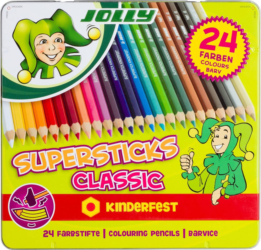 JOLLY Buntstifte Supersticks Classic 24er Set