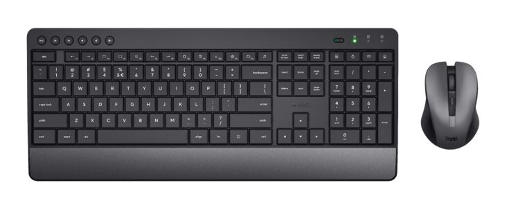 Trust TREZO Wireless Keyboard & Mouse Set ECO DE black Trust TREZO Wireless Keyboard & Mouse Set ECO DE black