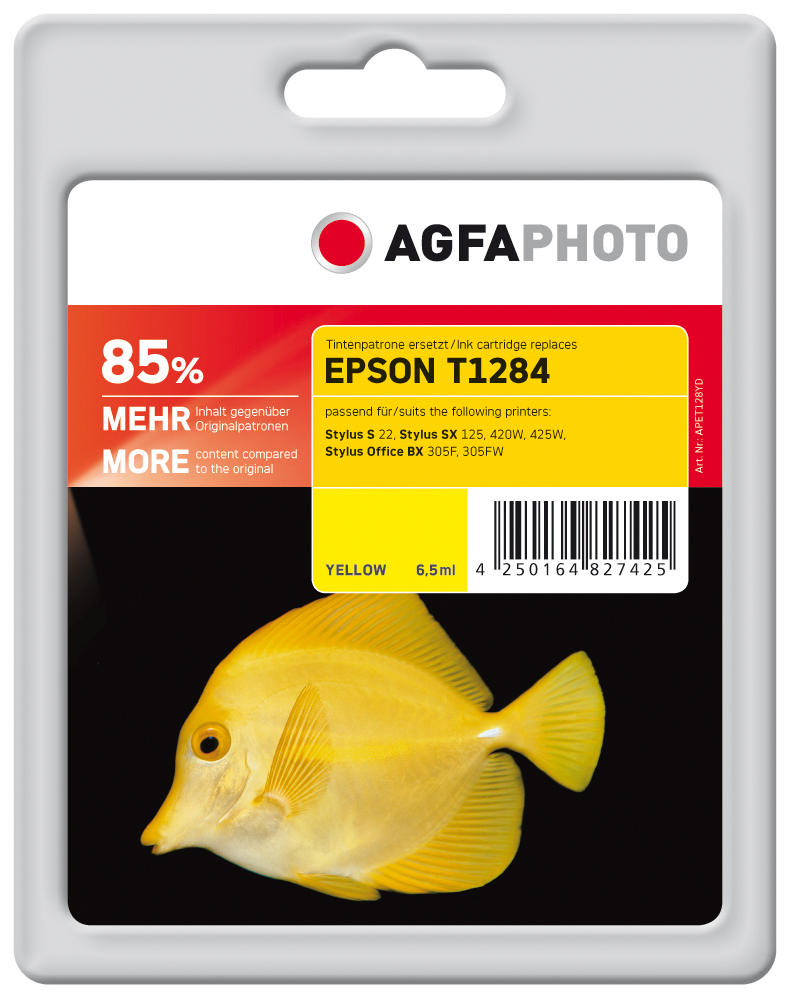 AgfaPhoto Epson Ink yell. T1284 6,5ml AgfaPhoto Epson Ink yell. T1284 6,5ml