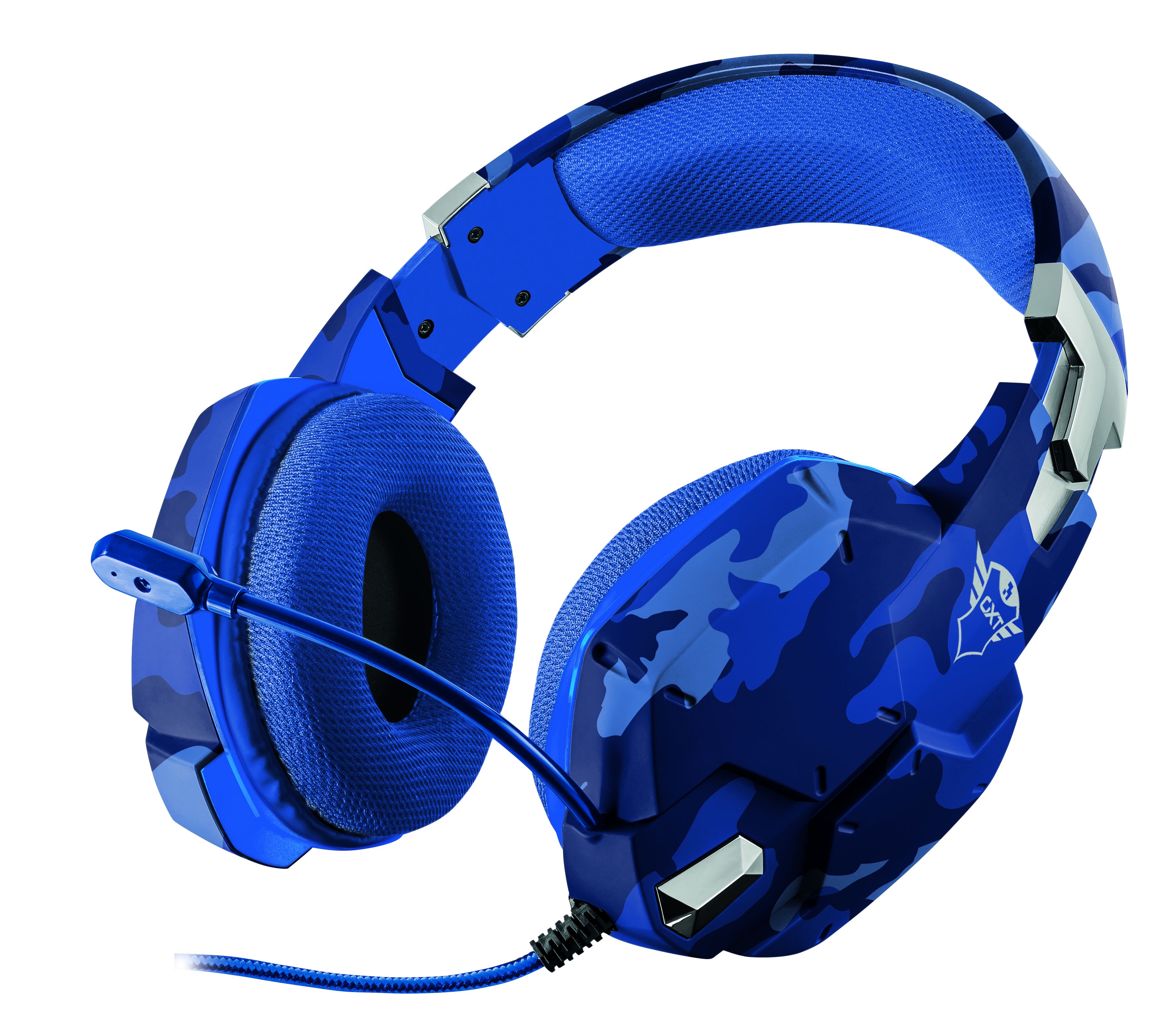 Trust GXT 322B CARUS Gaming Headset for PS4 camo blue