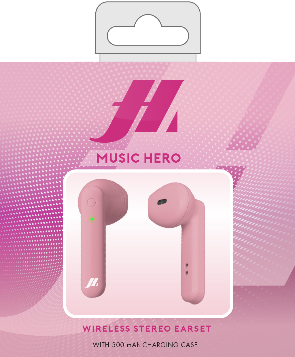 SBS Wireless TWS Earphones 300mAh Charging base pink SBS Wireless TWS Earphones 300mAh Charging base pink