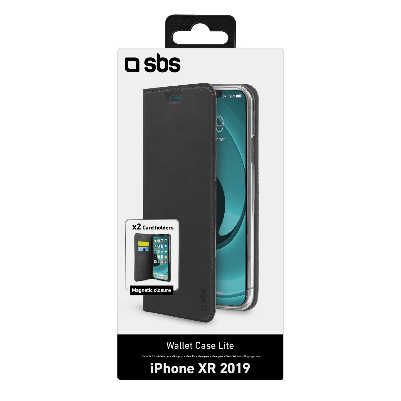 SBS PU Book Case for iPhone 11 black SBS PU Book Case for iPhone 11 black