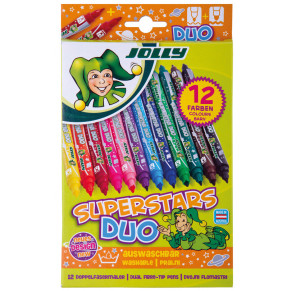 Jolly Doppelfasermaler Superstars DUO 12Stück Jolly Doppelfasermaler Superstars DUO 12Stück