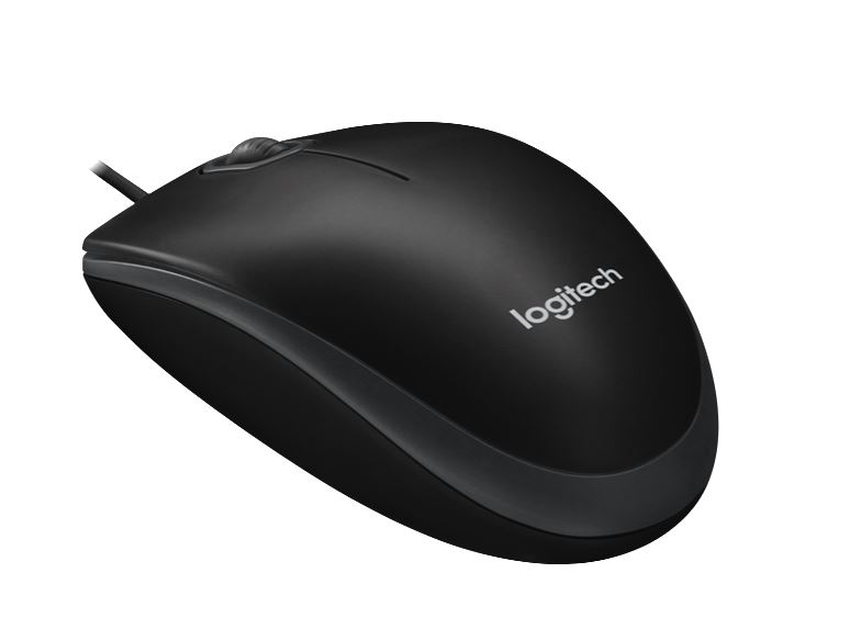 Logitech Optical USB Mouse B100 black