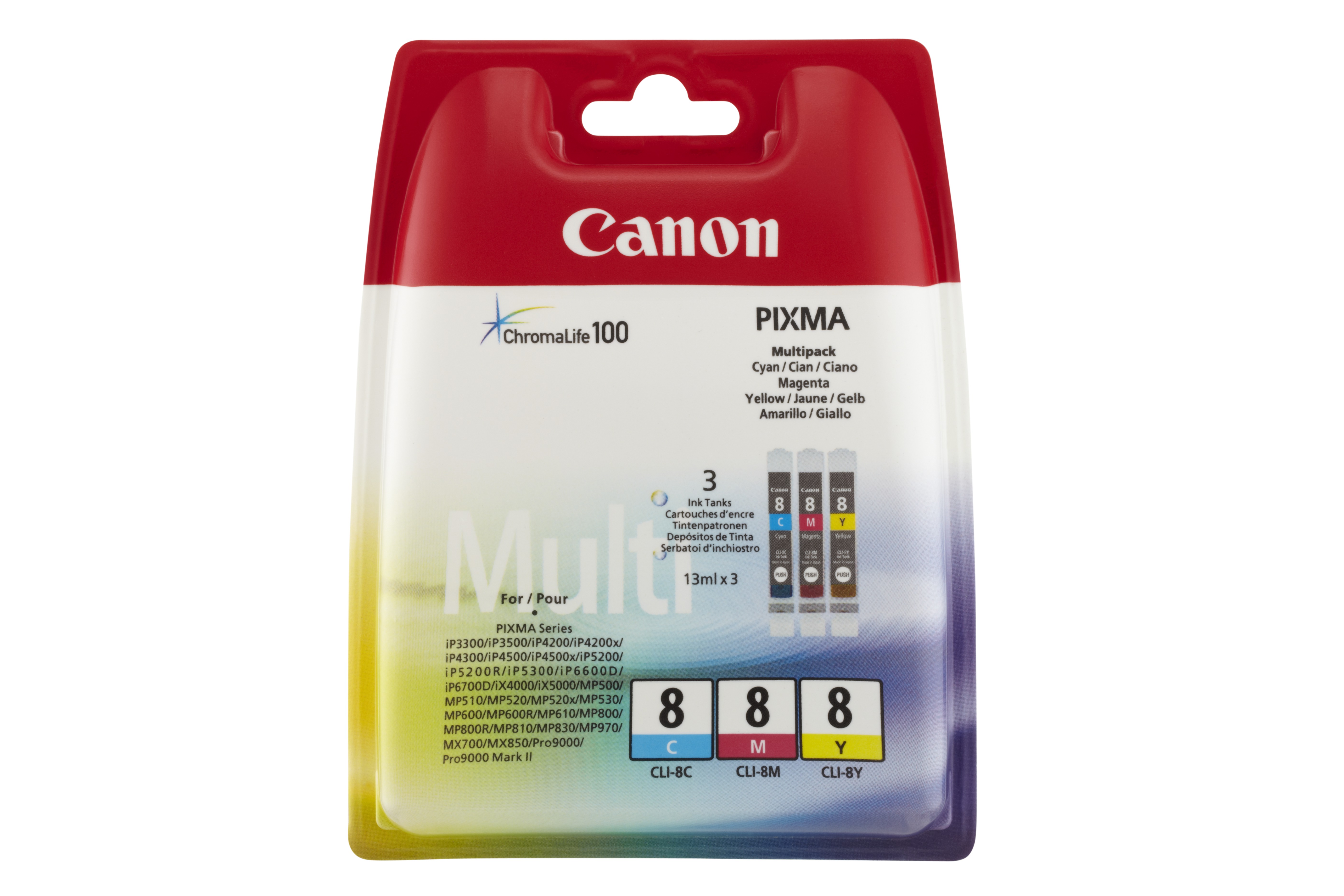 Canon CLI8 Multi Pack C/M/Y je 13ml