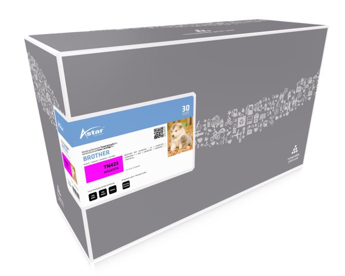 Astar Brother Toner mag. TN-423M 4K inkl. Chip Astar Brother Toner mag. TN-423M 4K inkl. Chip
