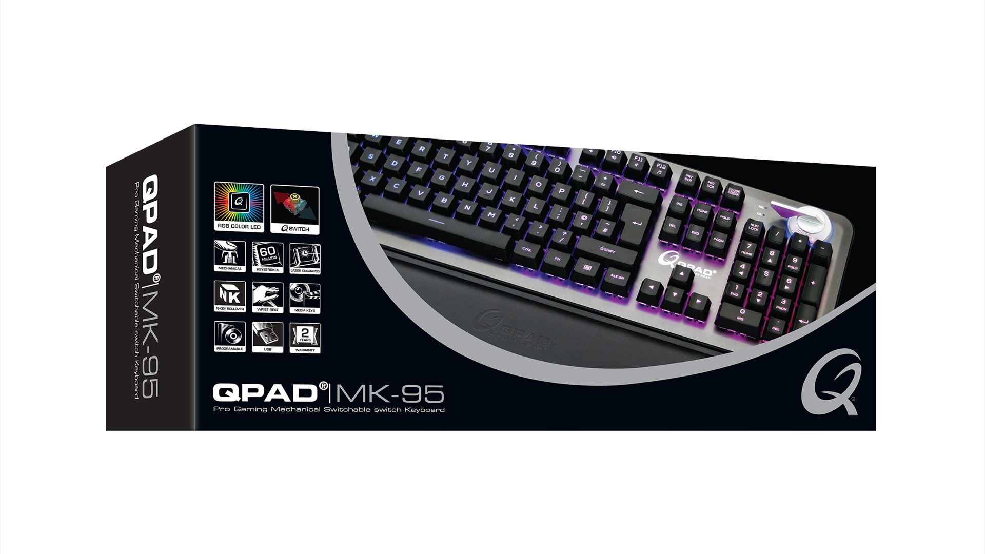 Qpad Pro Gaming Mechanical Switchable Keyboard