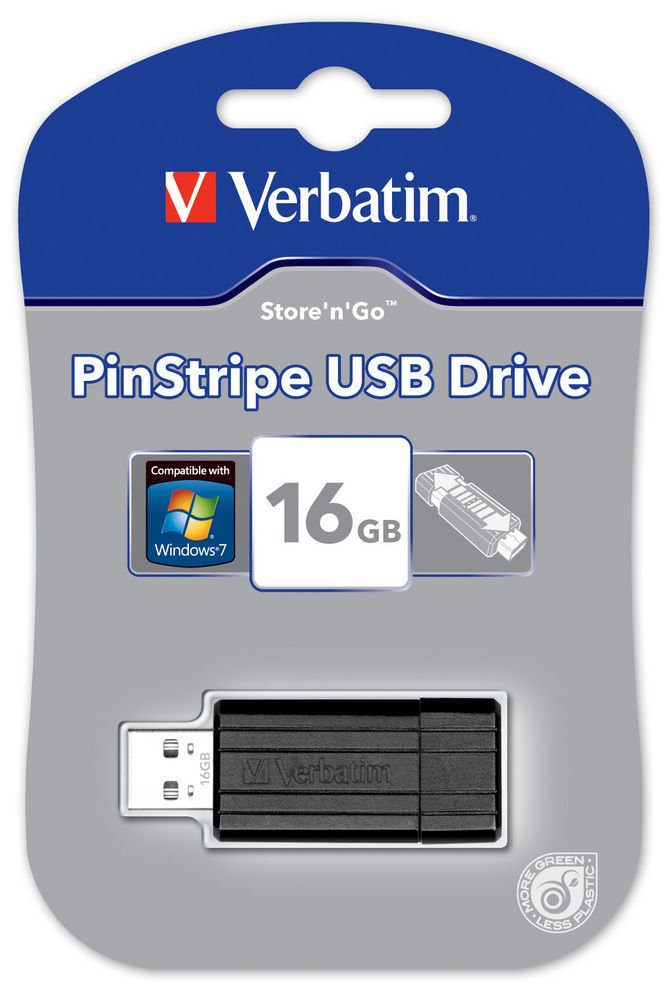 Verbatim USB Stick Store´n´ Go Pinstripe black 16GB