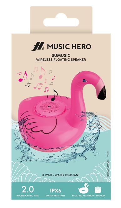 SBS floating and inflatable IPX Wireless Speaker flam