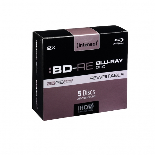 Intenso Blu Ray 25GB/2f Jewel Case 1x5 Intenso Blu Ray 25GB/2f Jewel Case 1x5