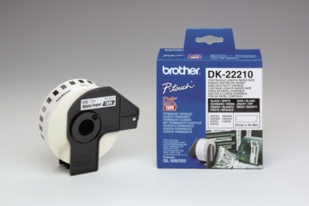 Brother Continuous Paper Tape white Brother Continuous Paper Tape white