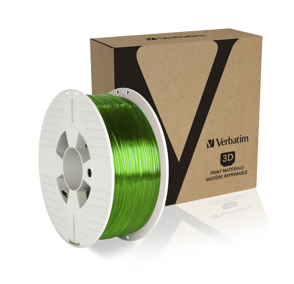 Verbatim PET-G Filament 3D 1,75mm green transparent