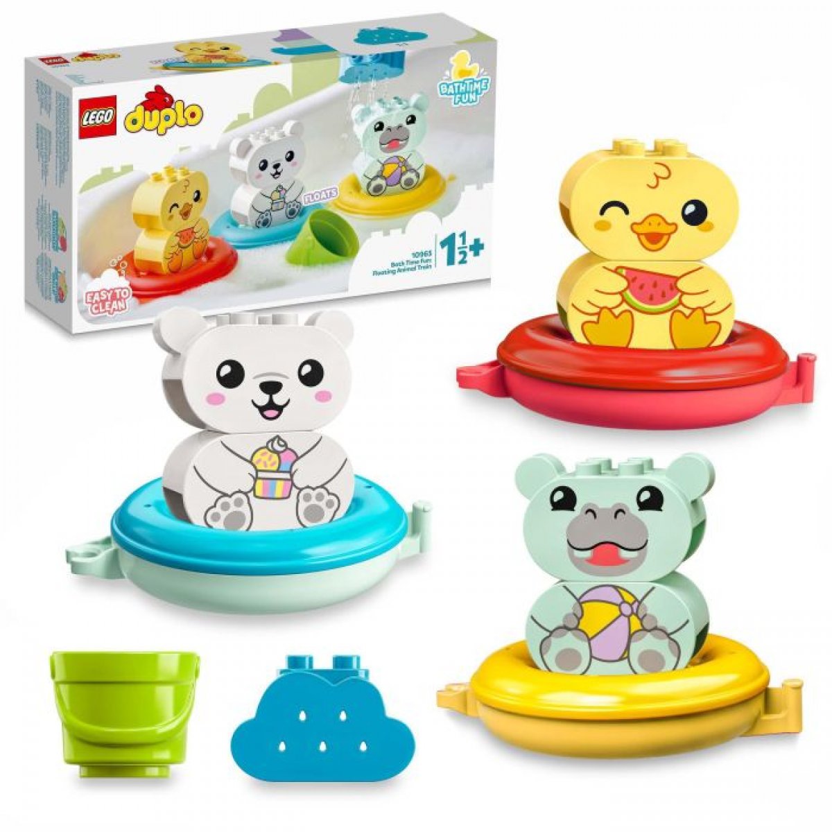 LEGO 10965 - Duplo Badewannenspaß Schwimmender Tierzug LEGO 10965 - Duplo Badewannenspaß Schwimmender Tierzug