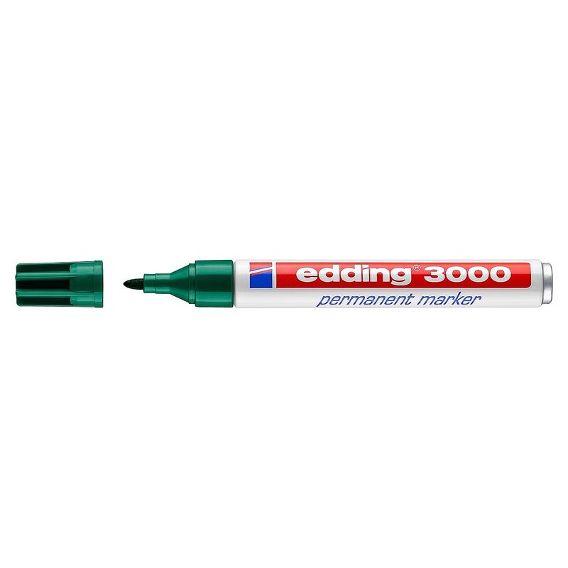Edding 3000 Permanentmarker - grün Edding 3000 Permanentmarker - grün