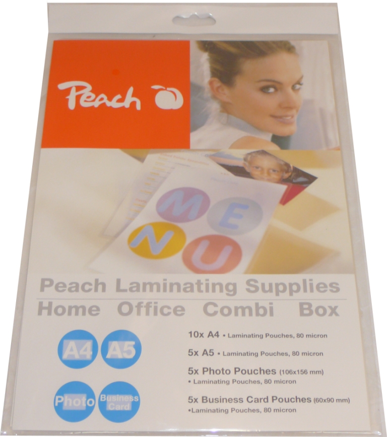 Peach Laminier Combi Box 1x25