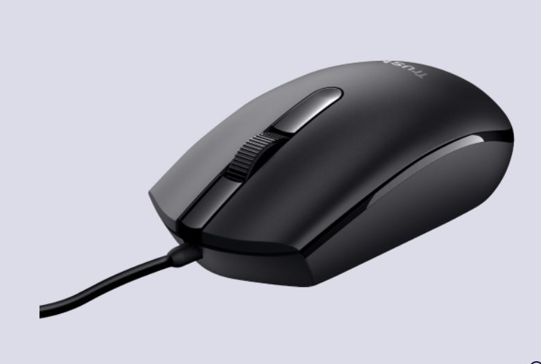 Trust BASI Wired Mouse black