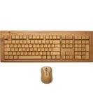 Kibodo Bamboo Wireless Keyboard + Mouse Combo