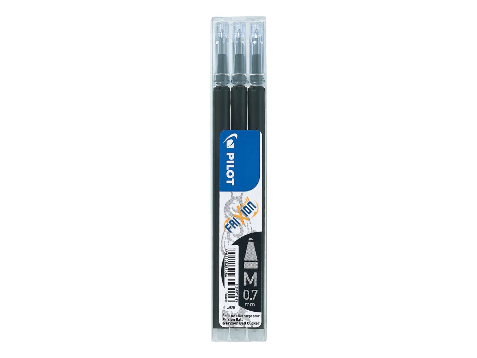 PILOT Ersatzminen FriXion Ball 0,7 - schwarz - 3er Set PILOT Ersatzminen FriXion Ball 0,7 - schwarz - 3er Set