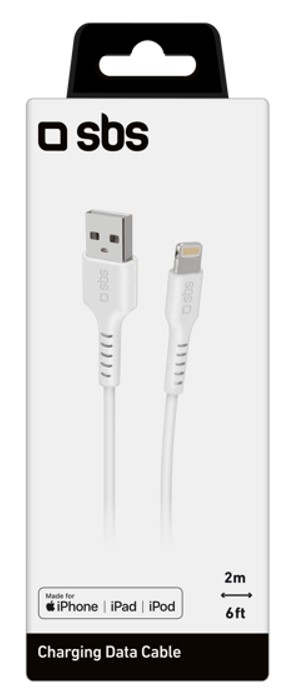SBS USB Data Cable Apple Lightning C-89 2m white