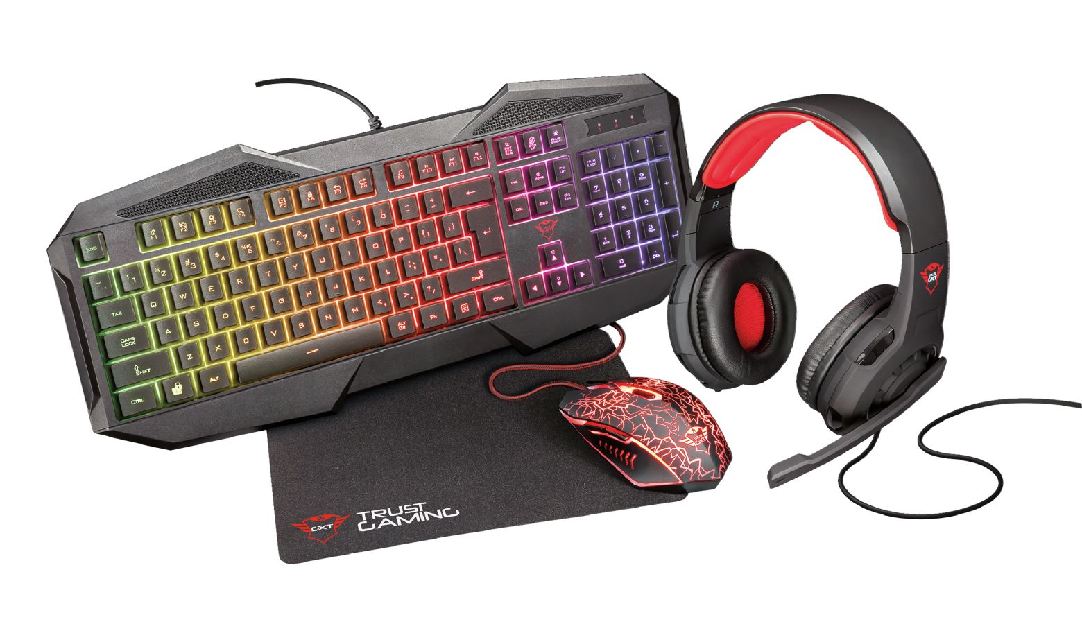 Trust GXT 788RW 4-in-1 Gaming Bundle for pc and laptop