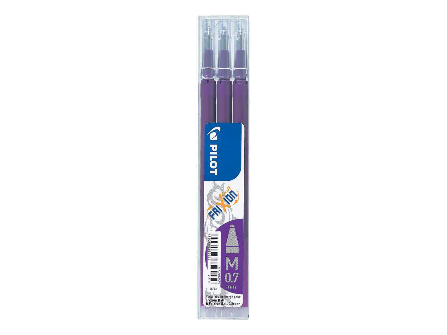PILOT Ersatzminen FriXion Ball 0,7 - violett - 3er Set PILOT Ersatzminen FriXion Ball 0,7 - violett - 3er Set