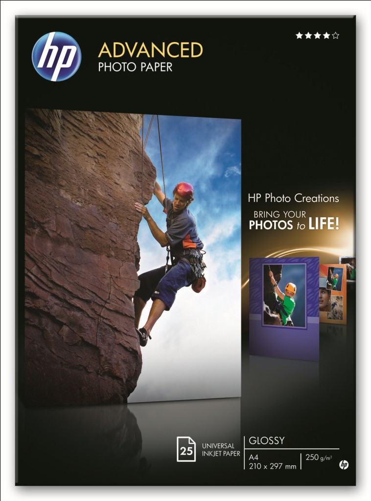 HP Adv. Fotopapier hochgl. A4 1x25 HP Adv. Fotopapier hochgl. A4 1x25