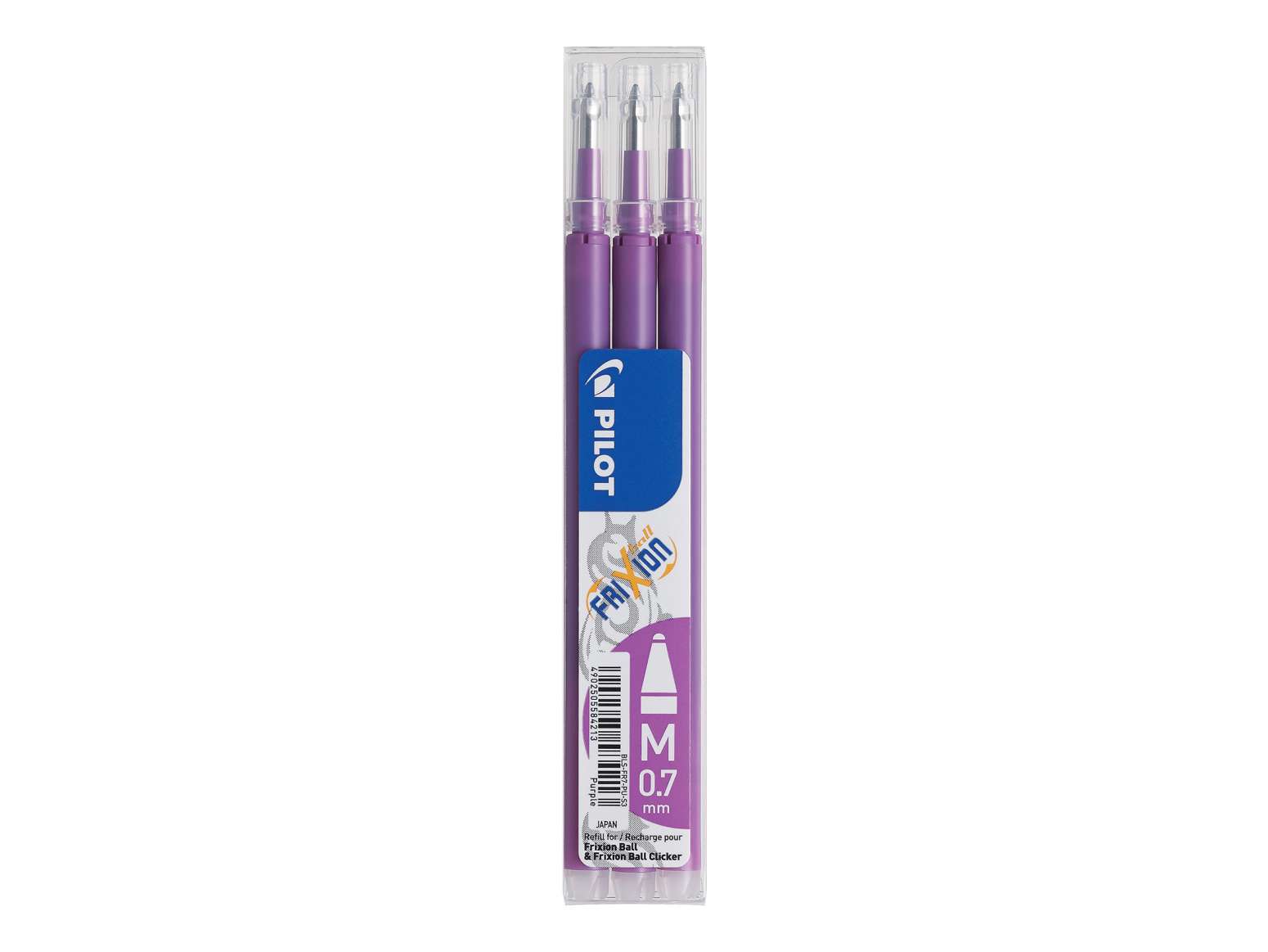 PILOT Ersatzminen FriXion Ball 0,7 - purple - 3er Set