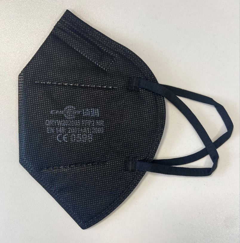FFP2 NR Partikelfiltrierende Halbmaske schwarz 1x6 FFP2 NR Partikelfiltrierende Halbmaske schwarz 1x6