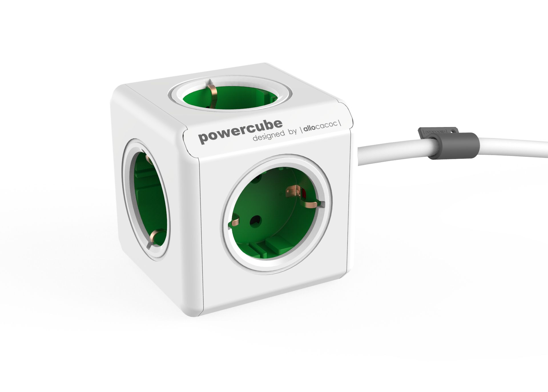 Allocacoc Powercube Extended 1,5m Kabel grün Allocacoc Powercube Extended 1,5m Kabel grün