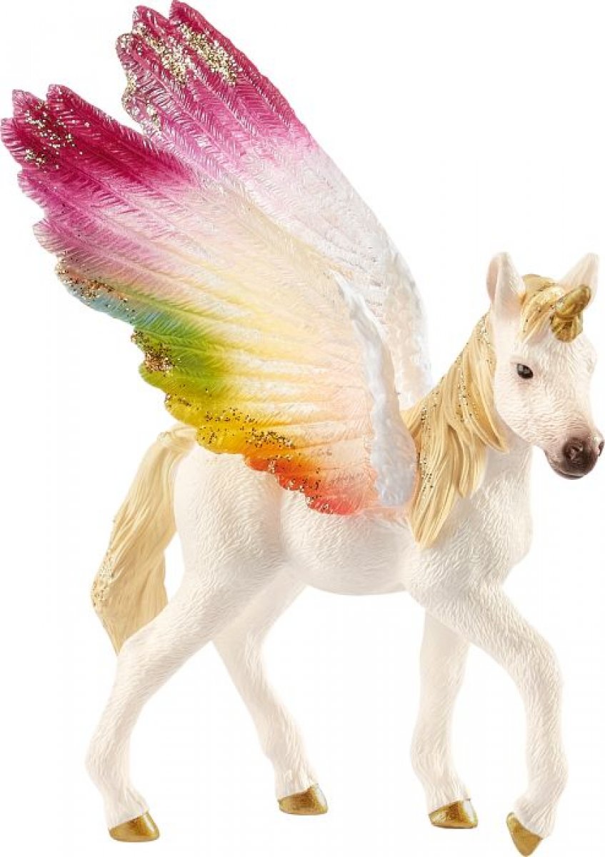 Schleich 70577 - Bayala Geflügeltes Regenbogeneinhorn Fohlen