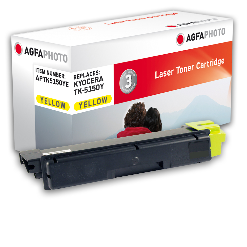 AgfaPhoto Kyocera Toner TK-5150Y yell. 10K inkl. Chip AgfaPhoto Kyocera Toner TK-5150Y yell. 10K inkl. Chip