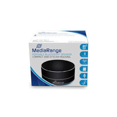 MediaRange Portable Bluetooth Speaker black MediaRange Portable Bluetooth Speaker black