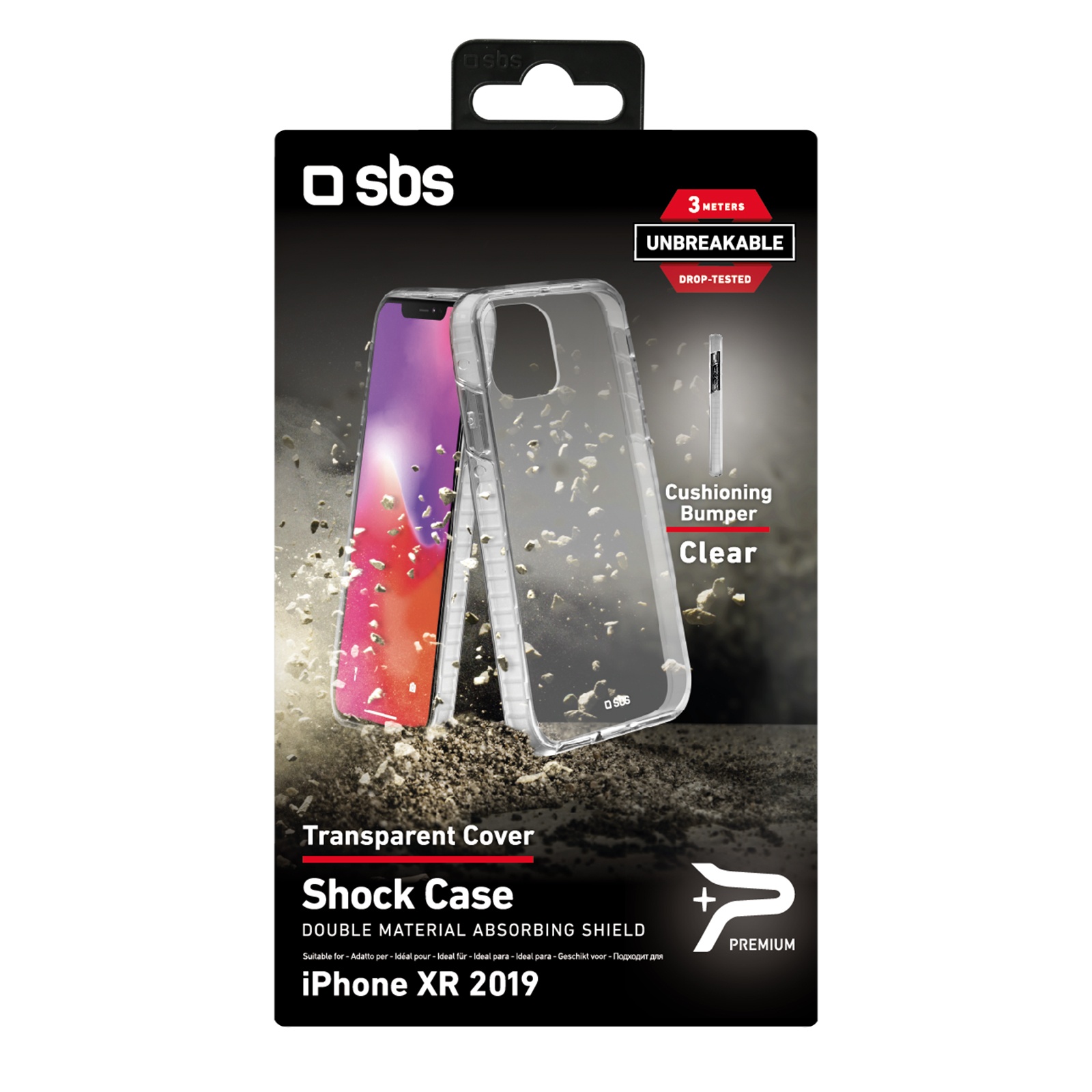 SBS Antishock Cover for iPhone 11 transparent