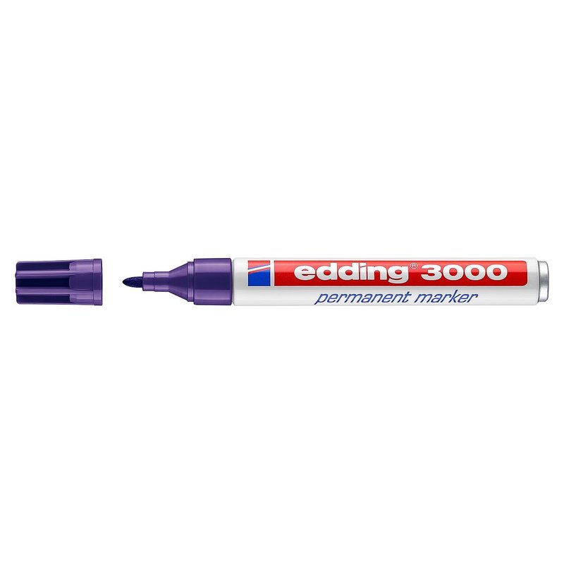 Edding 3000 Permanentmarker - violett Edding 3000 Permanentmarker - violett
