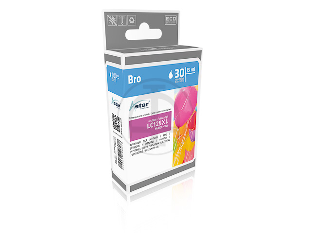 Astar Brother Ink mag HY LC125XLM 1,2K inkl. Chip Astar Brother Ink mag HY LC125XLM 1,2K inkl. Chip